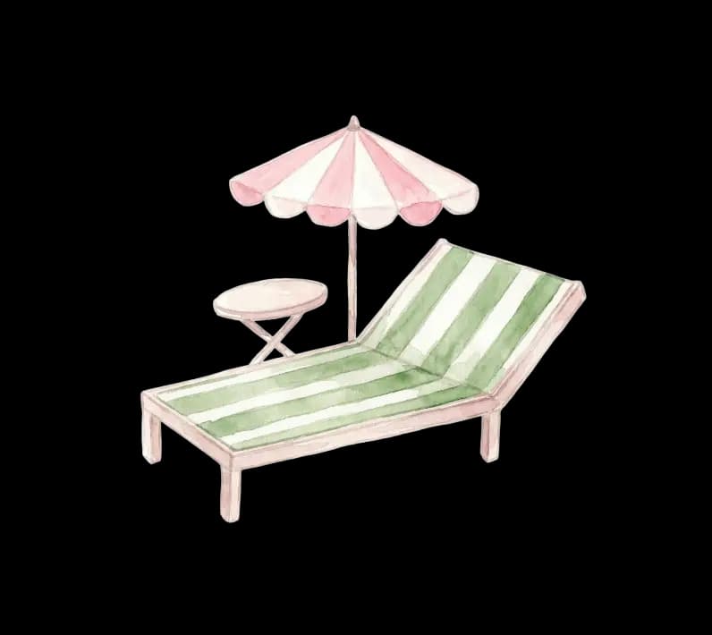 Beach chair decorative image